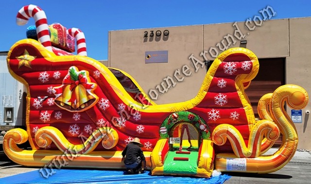 Giant Inflatable Santa Sleigh Rental Phoenix